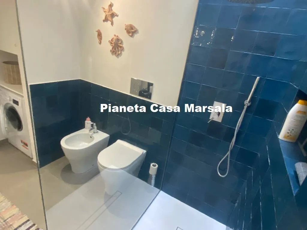 Salles de bain - Semi-detached Villa with Sea View in Marsala