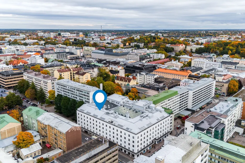 Aerial - Alvar Aalto Villa in Turku Centre
