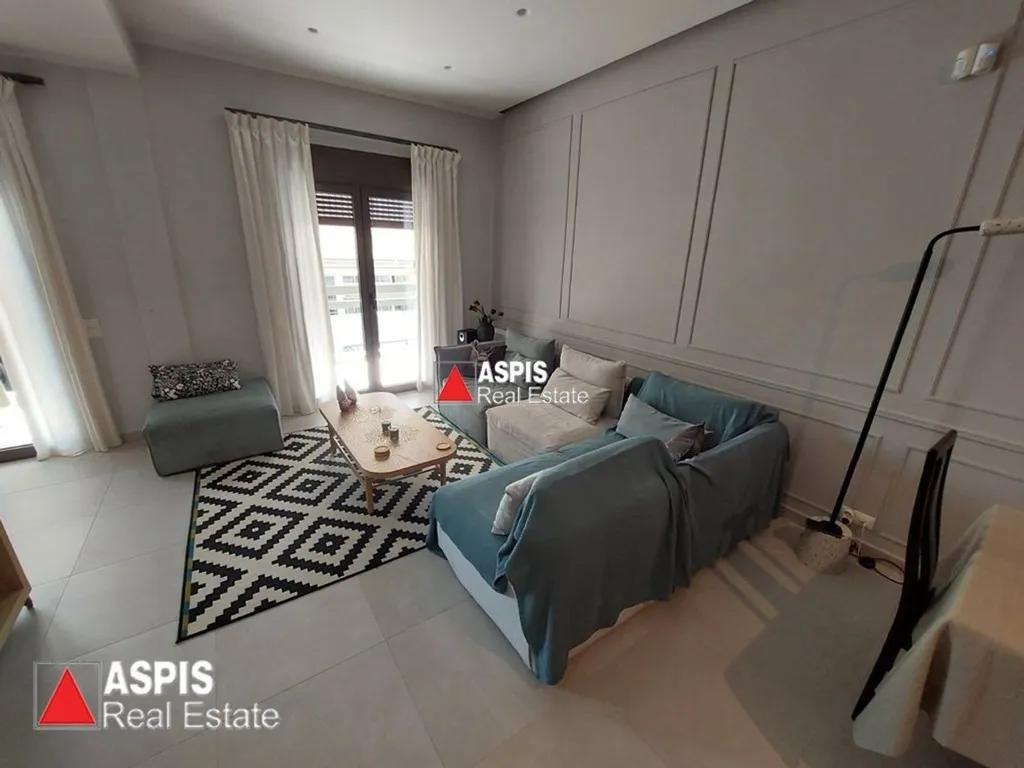 Séjour - Renovated Apartment with Double Frontage in Kallithea