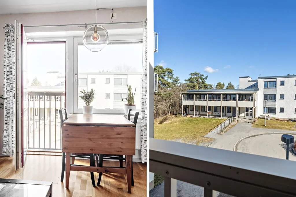 Balcon - Modernised Flat with Garden in Råcksta