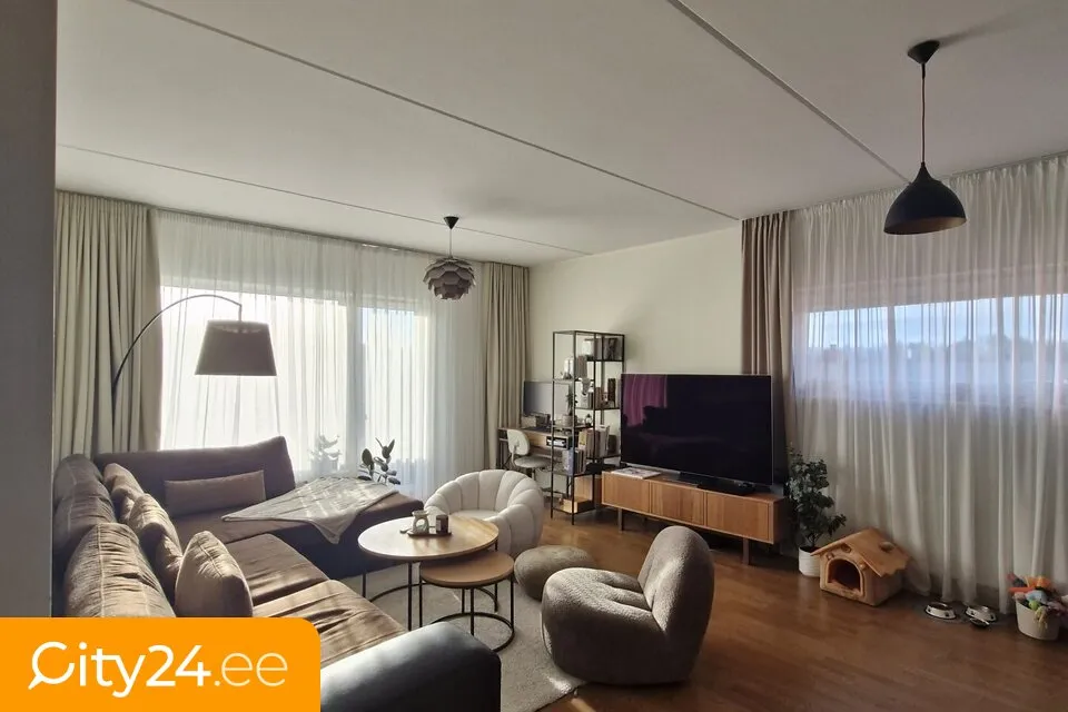 Séjour - Newly Decorated Flat with Balcony in Mustamäe