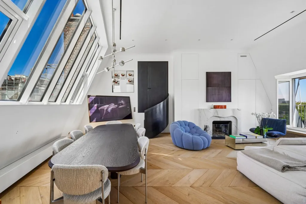 Séjour - Appartement de Luxe avec Vue Tour Eiffel à Paris 16