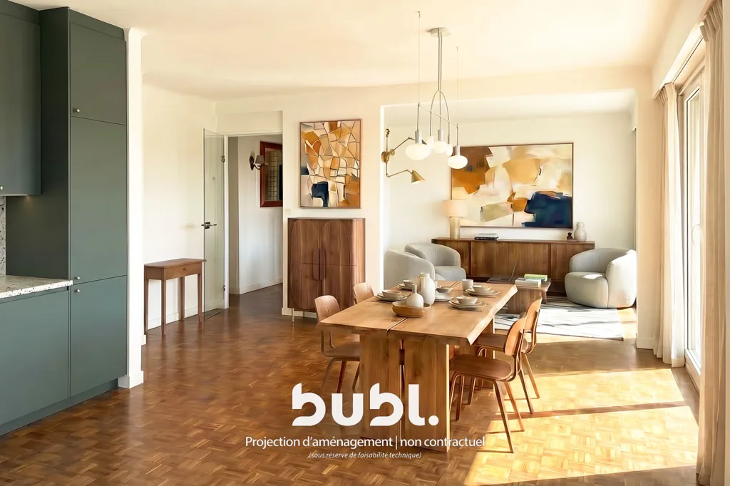 Dining Room - Bright Apartment with Balcony in Parc d'Hiver