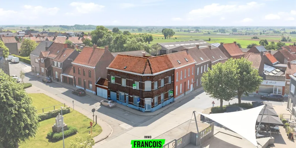 Vue aérienne - Hoekwoning avec Garage à Nieuwkerke