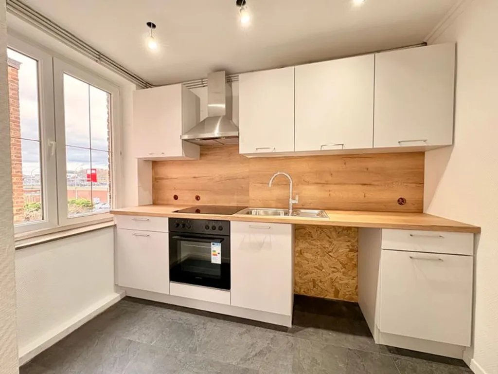 Kitchen - Renovated Duplex with Meuse View in Jambes