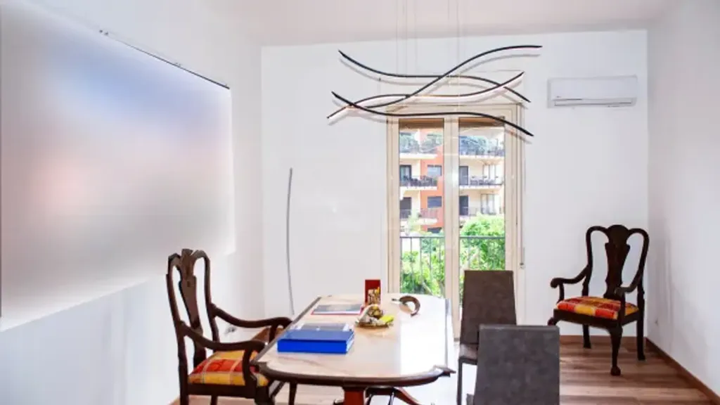 Dining Room - Modernised Apartment with Balcony in Messina