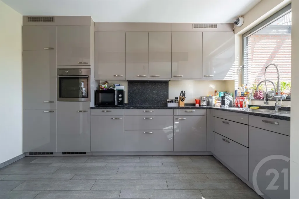 Cuisine - Maison avec vue sur champs à Betekom