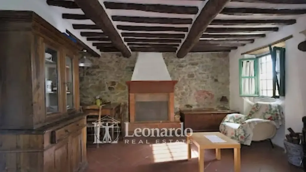 Living Room - Rustic Terraced House with Sea View in Massarosa