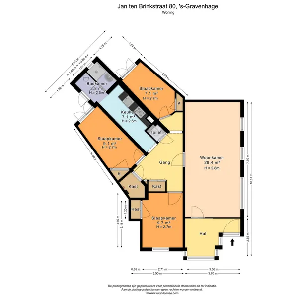 Plaan - Spacious Ground Floor Flat near Rijswijk
