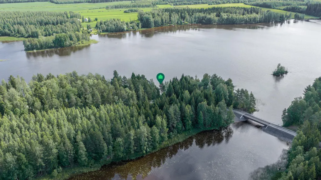 Vista aerea - Cottage with Sauna by Kyyvesi Lake