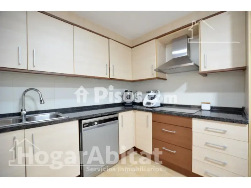 Köök - Modern Flat with Balcony in Tavernes de la Valldigna
