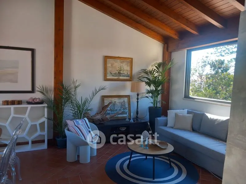 Living Room - Loft with Sea View in Letojanni