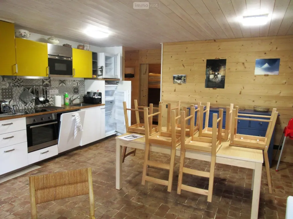 Cuisine - Chalet Bois avec Vue Dégagée à Molines-en-Queyras