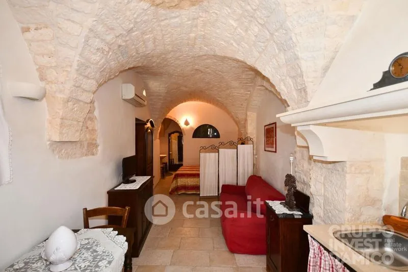 Living Room - Historic Palazzo with Panoramic View in Cisternino