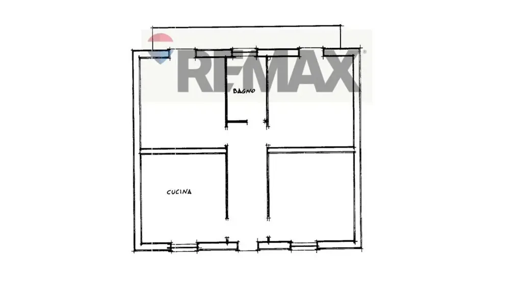 Plan - Apartment with 50m² Cellar in Sonnino
