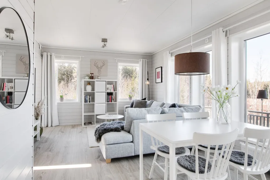 Salle à manger - Apartment with Ski Access in Kungsberget