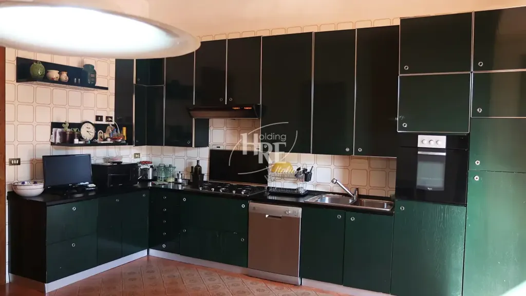 Cuisine - Architectural Villa with Central Staircase in Amantea