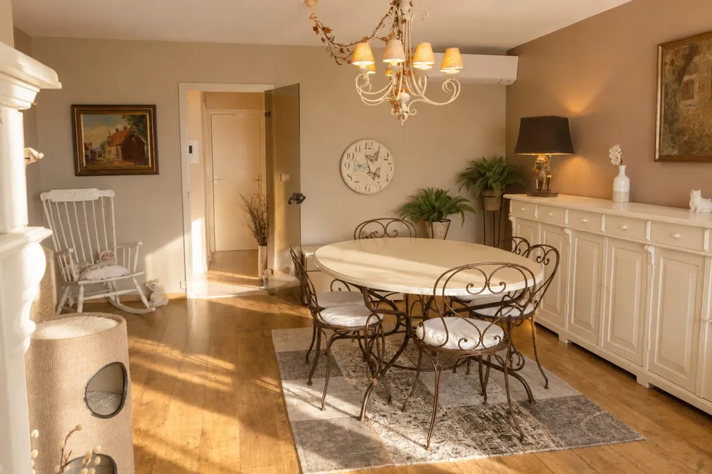 Dining Room - Light-Filled Apartment with Terrace in Aartselaar