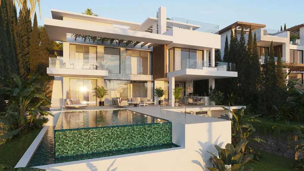 Piscine - Luxury Villa with Sea View in Estepona