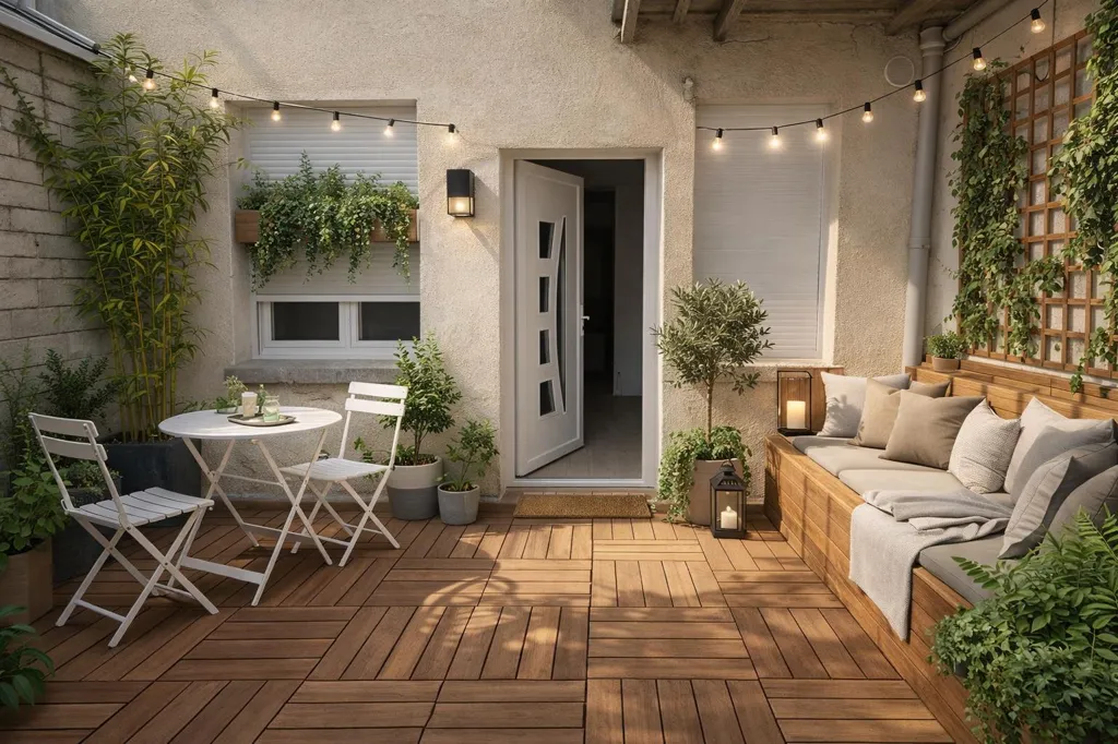 Terrasse - Studio Rénové avec Terrasse à Darnétal