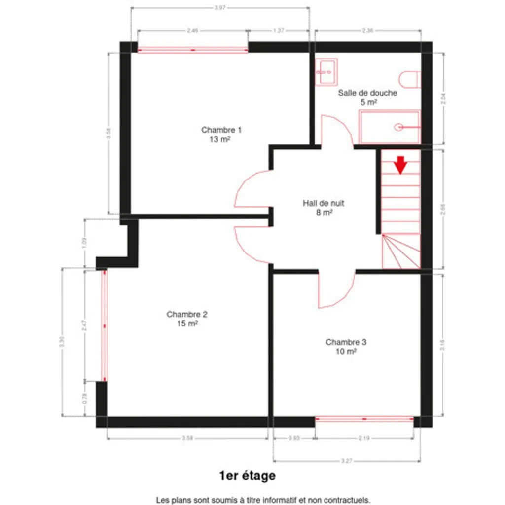Planimetria - House with Terrace in Herstal