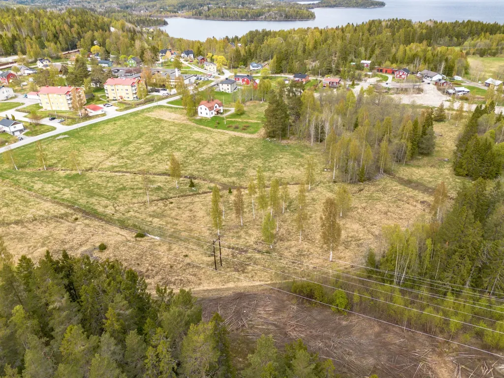 Vista aerea - Forest Cottage with Eco Heating in Hälledal