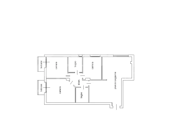 Plaan - Modern Apartment with Balcony in Teramo