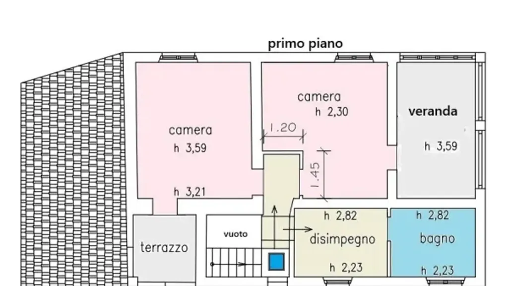 Planimetria - Rustic Villa with Garden in Castelvetro di Modena
