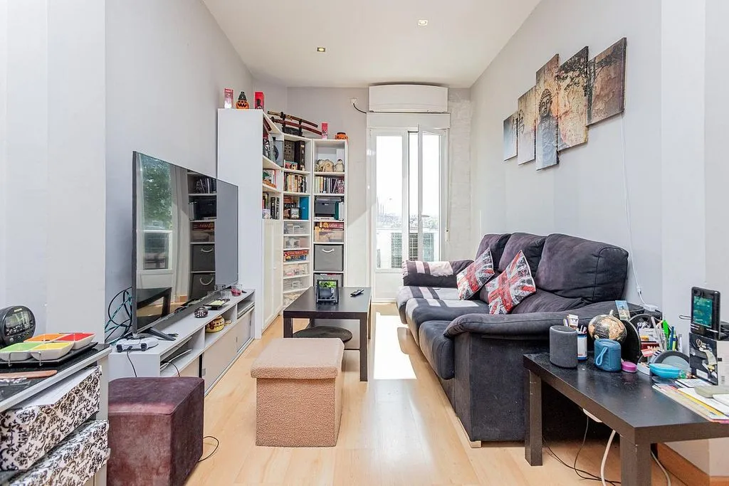 Séjour - Apartment with Balcony near Atocha, Madrid