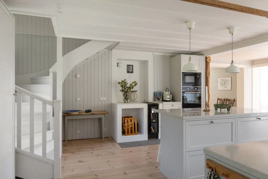 Kitchen - Holiday Home with Sea View in Norrtälje