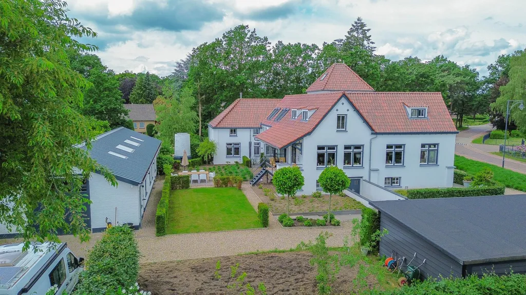 Aerial - Renovated Former Dairy with Natura 2000 Proximity
