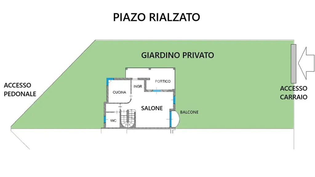 Floor Plan - Panoramic Bifamiliare Villa in Besana Brianza
