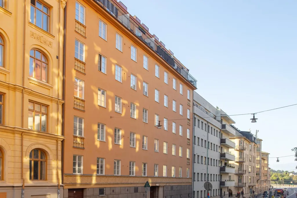Välivaade - Twin-Unit Flat with City Views in Vasastan