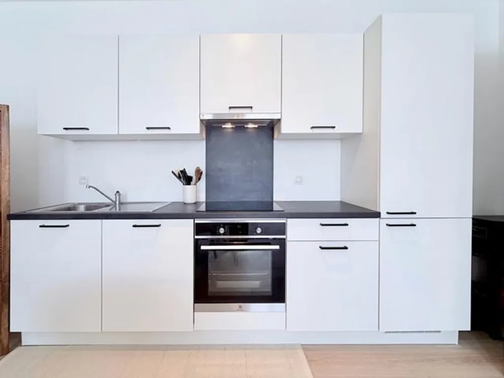 Köök - Bright Apartment with Terrace in Jambes