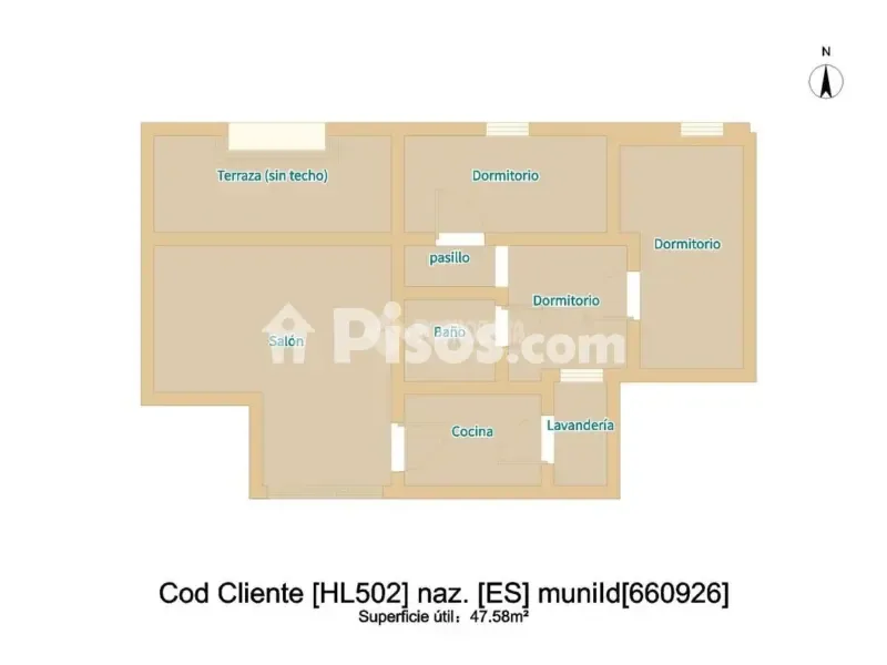 Plan - Spacious Flat with Balcony in Santa Cruz, Ayamonte