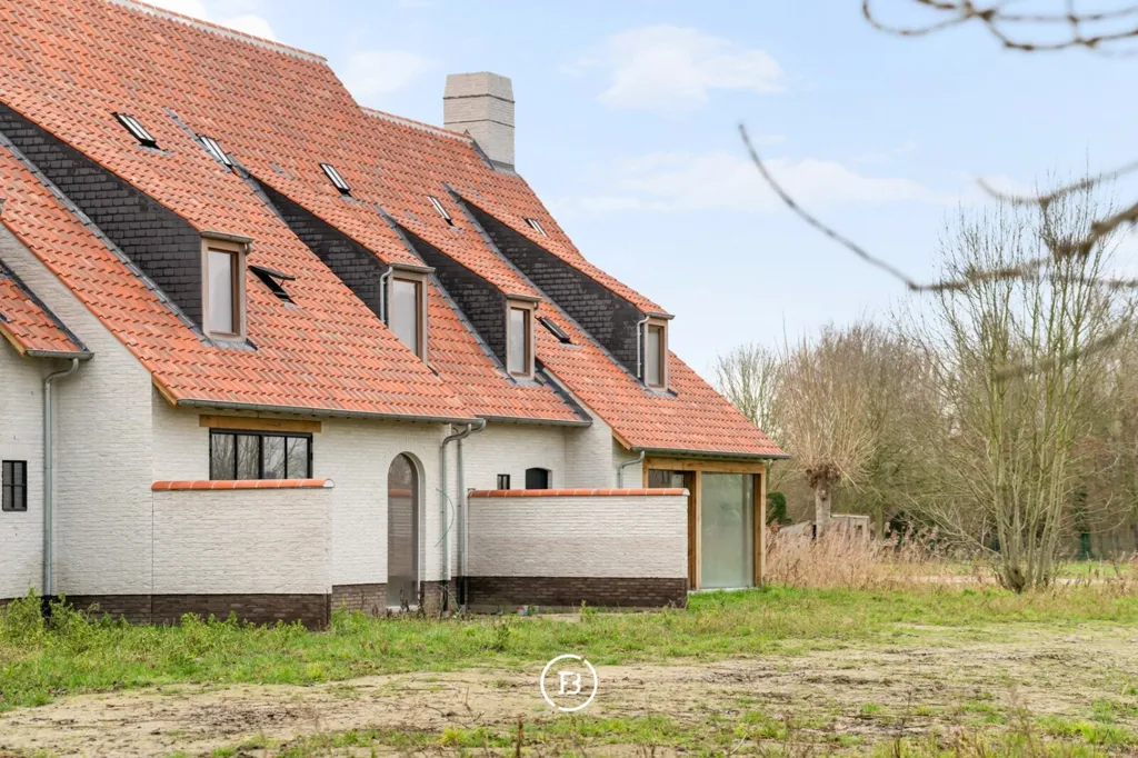 Esterno - Corner Detached House with Field View in Lapscheure