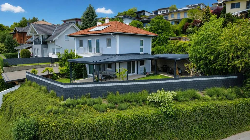 Vue aérienne - Family House with Panoramic View in Emmersdorf