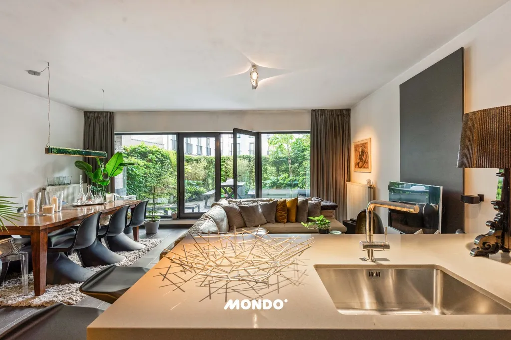 Köök - Ground Floor Apartment with Terrace in Antwerp