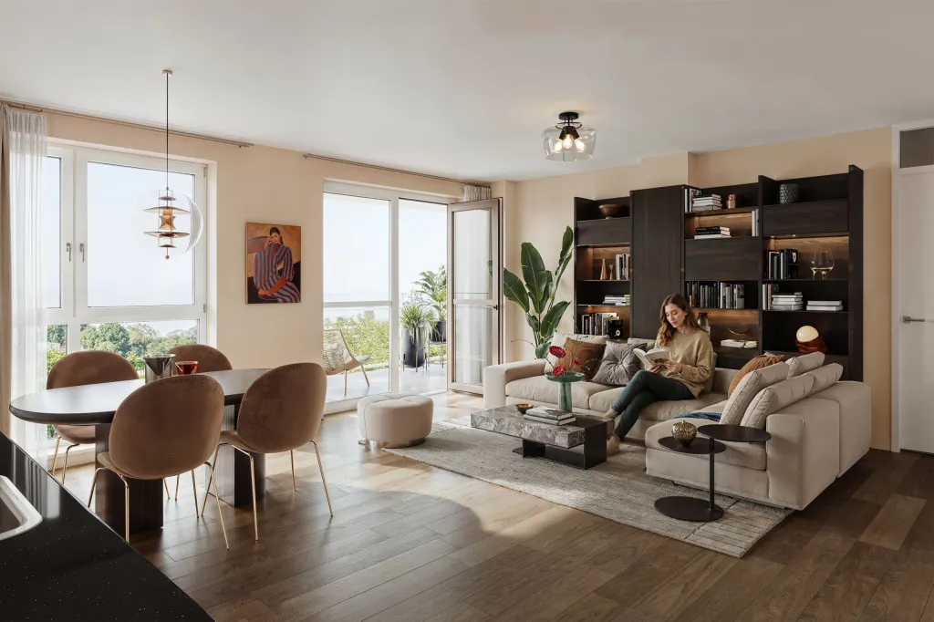 Séjour - Modern Apartments with Park Access in Almere