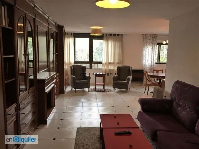 Living Room - Furnished Flat with Ascender in Algirós