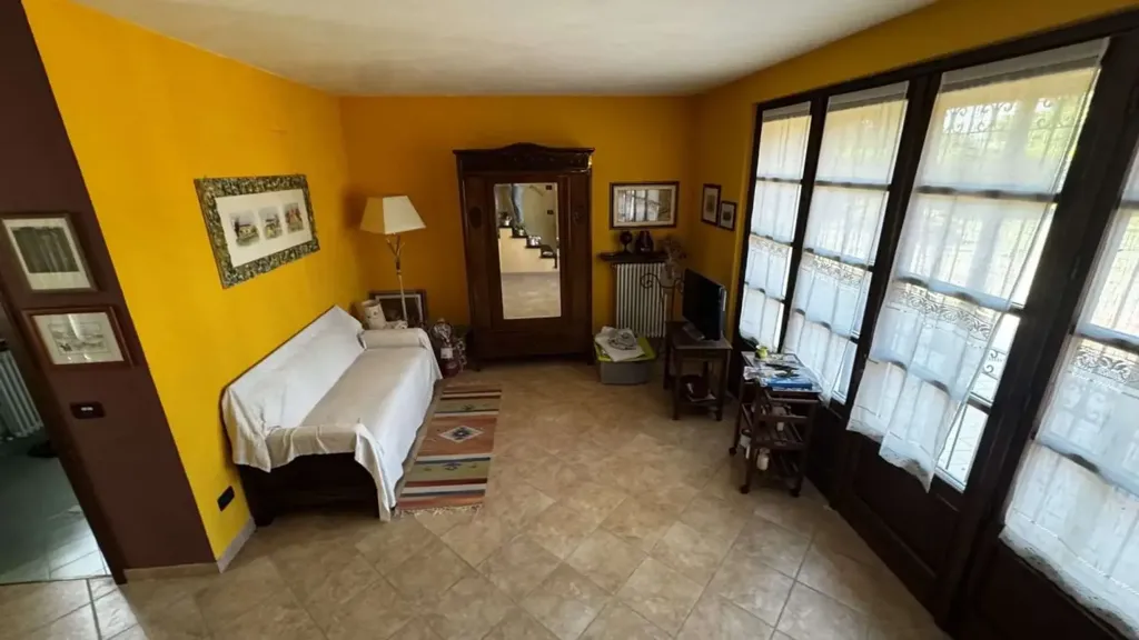 Séjour - Rustic-Style House with Large Garden in Oviglio