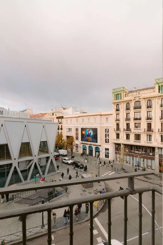 Balcon - Furnished Flat with Balcony in Madrid