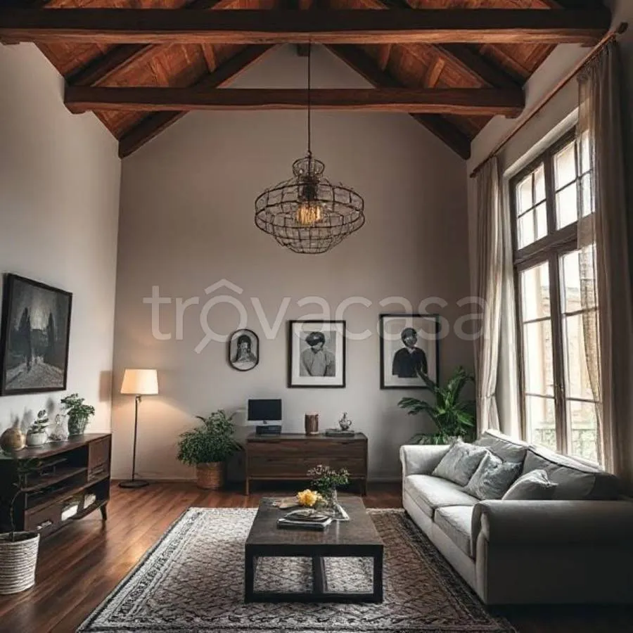Living Room - Auctioned Apartment with Garden in Sant'Ippolito