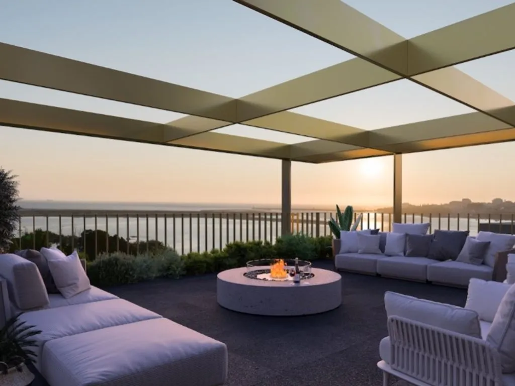 Terrace - Luxury Riverside Apartment in Vila Nova de Gaia