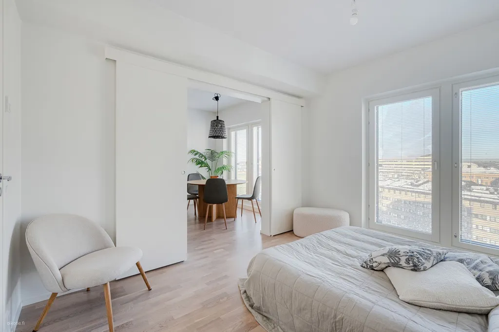 Magamistoad - Modern Apartment with Balcony in Turku Station North