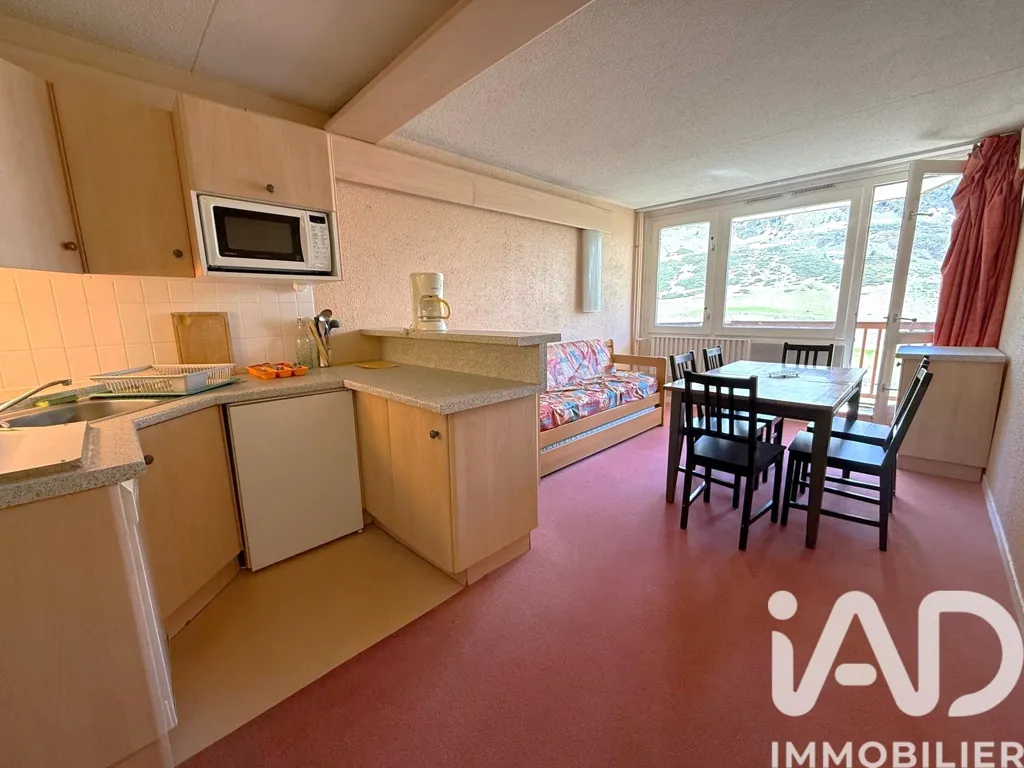 Köök - Apartment with Balcony in Bagnères-de-Bigorre