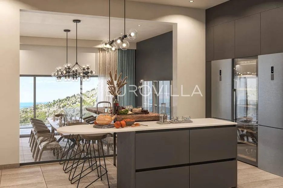 Cucina - Luxury Villa with Seafront in Nerežišća