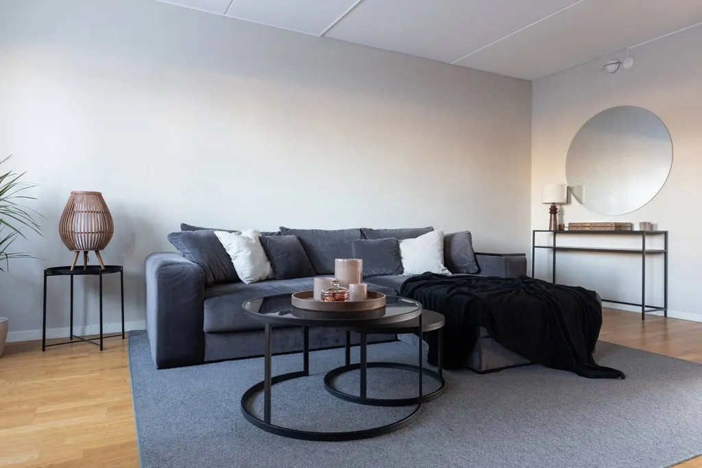 Séjour - Apartment with Balcony in Ursvik