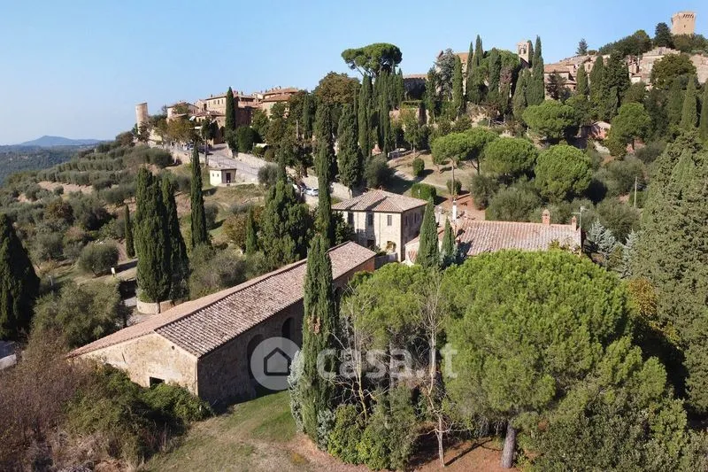 Vue aérienne - Rustic Casale with Private Church in Pienza