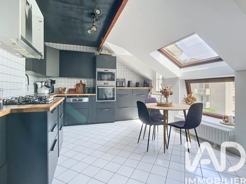 Köök - Duplex Apartment with Balcony in Pontault-Combault